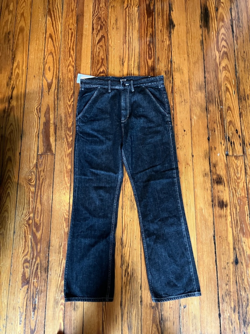 Schott NOS Men's Dark Wash Denim Jeans sz 34